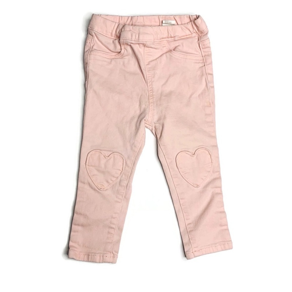 H&M baby girls 12M pink‎ jeans